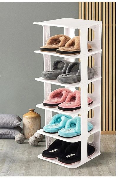 Bayev 5 επιπέδων Luxury Shoe Rack Πόρτα Μπροστινή Σχάρα Παπουτσιών Παντόφλα Organizer Φορητό ντουλάπι