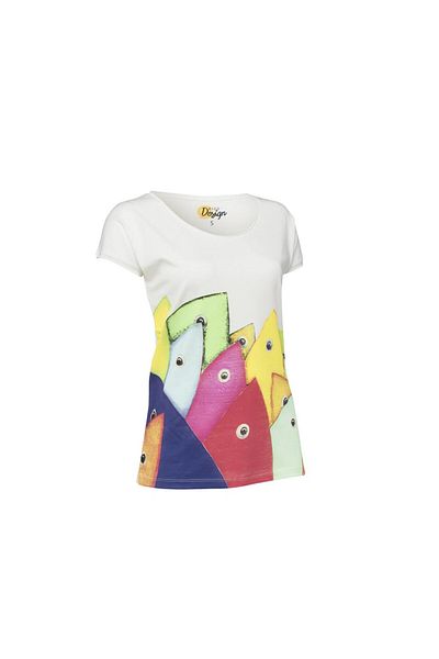 Biggdesign Tricou pentru femei Abundance Fish