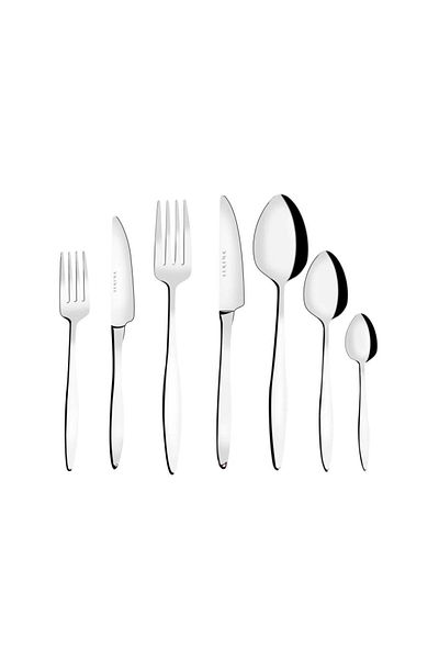 Serenk Milano Stahlgabel-Löffel-Messer-Set 42-teilig