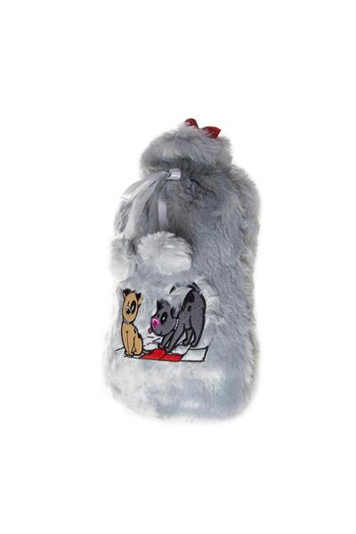 Biggdesign Dogs Gri Peluş Sıcak Su Torbası