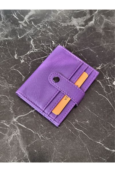 Brassito Women's Wallet Snap Stylish Design Purple Card Holder Wallet
