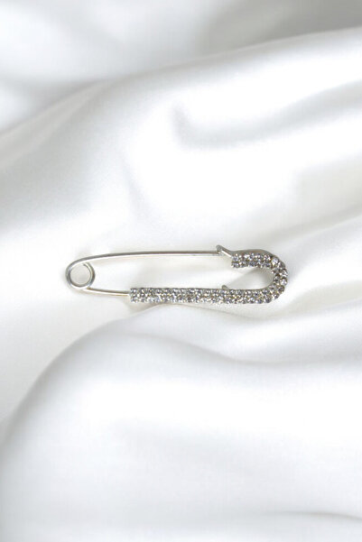 Trend aksesuar Taşlı Metal İğne Broş