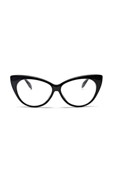 Toz Vintage Mad Şeffaf Siyah Vintage&retro Kedi Gözlüğü