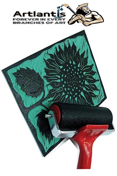 Artlantis Linol Mürekkebi Siyah 25 ml 2 Adet Linol Baskı Mürekkebi Blok Baskı Sanat Hobi