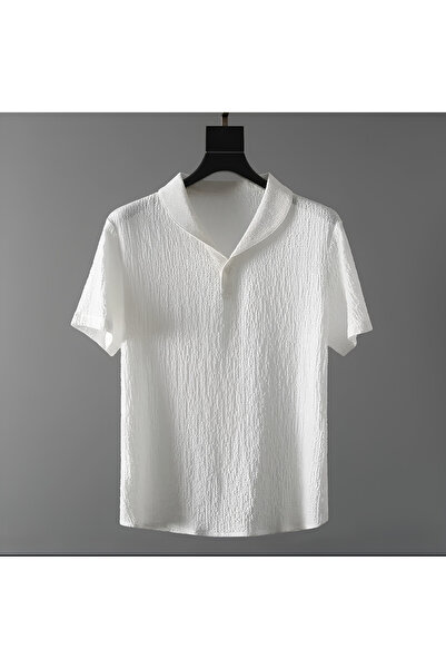 Revasser Țesătură șifonată personalizată unisex - Set de tricou și pantaloni de sport cu mânecă scurtă din Lycra de vară