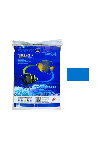 Sobo اسفنج فلتر 90x30x2 أزرق