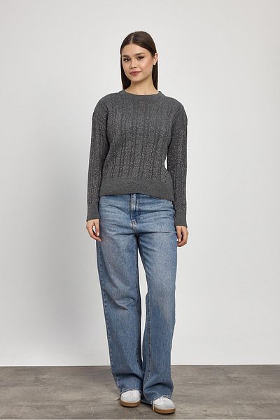 Rays 24366 Pulover tricot afumat - Detaliu tricot și sclipici