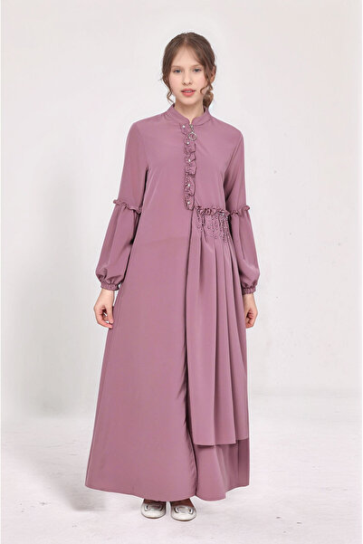 Dalikda Uzun Tesettür Ferace - Şık ve Rahat Kapalı Giyim Elbisesi