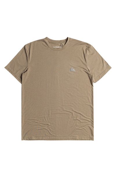 Quiksilver Ανδρικό μπλουζάκι Coastal Run SS σε καφέ χρώμα - Casual Style Eqykt04311-34054