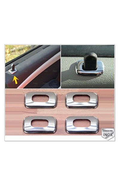 FAMS OTO AKSESUAR Dacia Logan Krom Iç Kilit Buton Çerçeve 4prç. 2004-2012