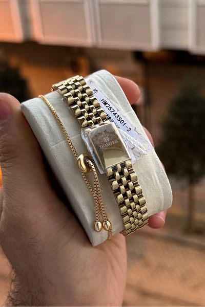Homies Women's Arm Watch Box and Bracelet