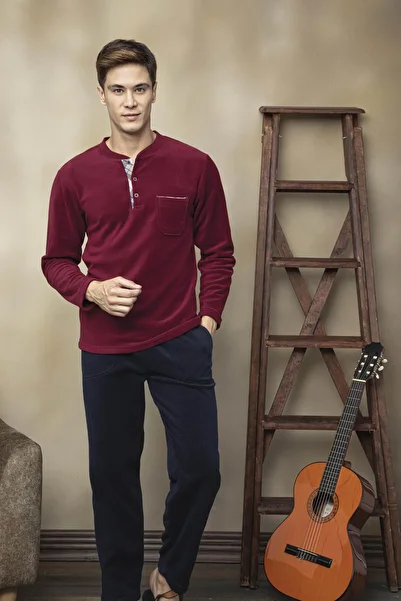 KLY PİJAMA Kly 7301 Fleece Pajama Set