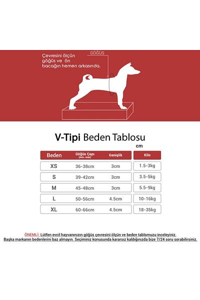 Tailpetz V-Type Dog Harness - Soft Texture