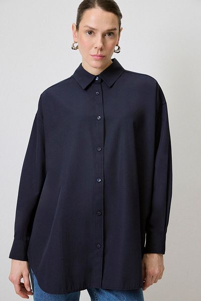 Touché Privé Relaxed Fit Poplin Gomlek