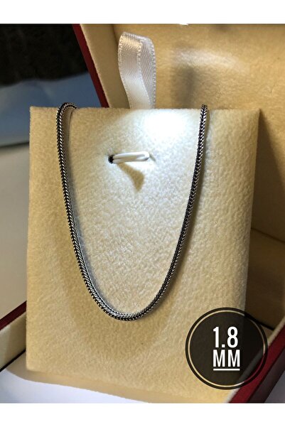vogutima jewelery&silver by timuçin mavili Erkek Gümüş Kolye - 1.8 mm Italyan...