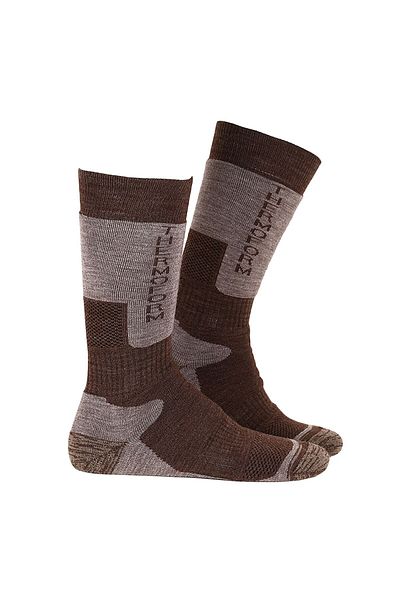THERMOFORM Outdoor Socks Brown 3 Pack