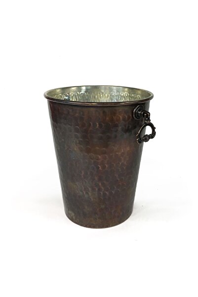 Shark Copper Ice Bucket with Anatolia Island Antique 15cm