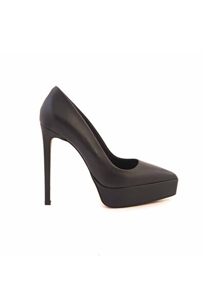 MOCASSINI Women's Patent Leather Microlight Sole Black Heeled Shoes