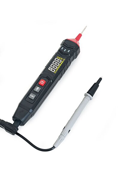 Mayilon Ht121 Kalem Tip Akıllı Multimetre Işıklı Ve Sesli Alarm Fenerli