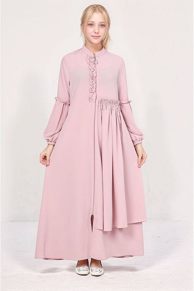 Pantulux Young Girls Long Cap Ferace - Girl's Dress Suitable for Hijab Wear