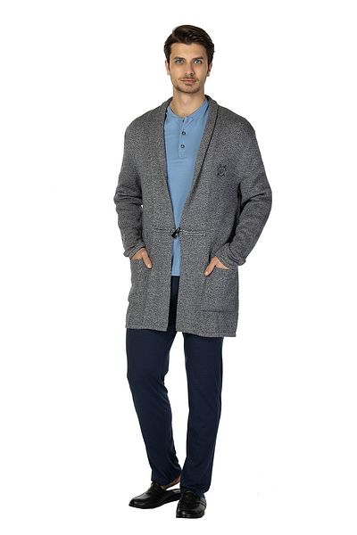 D'S Damat Πλεκτά Navy Blue Rob Melange