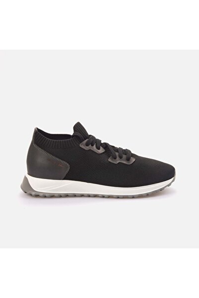 MOCASSINI Men's Genuine Leather Eva Sole Black Casual Shoes