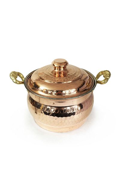 Shark Anatolia Copper Maraş Casserole Pot - Hand Forged