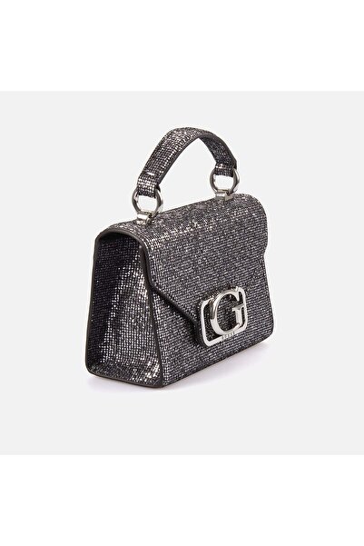 Guess Zalina Kadın El Çantası Gümüş Renk Zincirli 8x18x12 Boyutlarıyla Şık Tasarım HWEE9350780