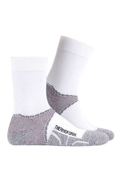THERMOFORM White Unisex Long Socks - Walking