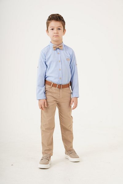 Esterella Boy's Suit / Bow Tie - Belt / Shirt Pants / Boy's Suit
