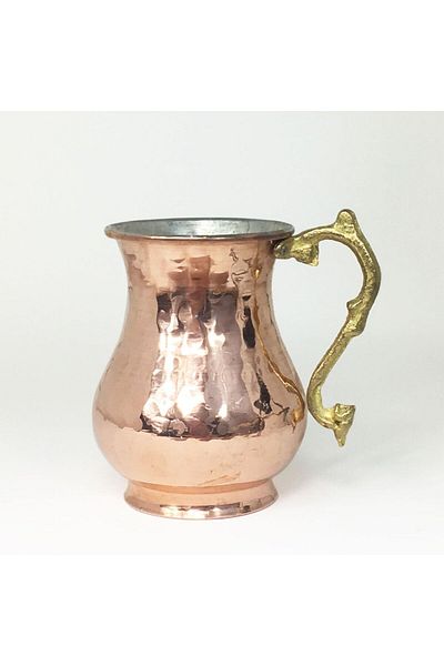 Shark Anatolian Hand Forged Copper Mug
