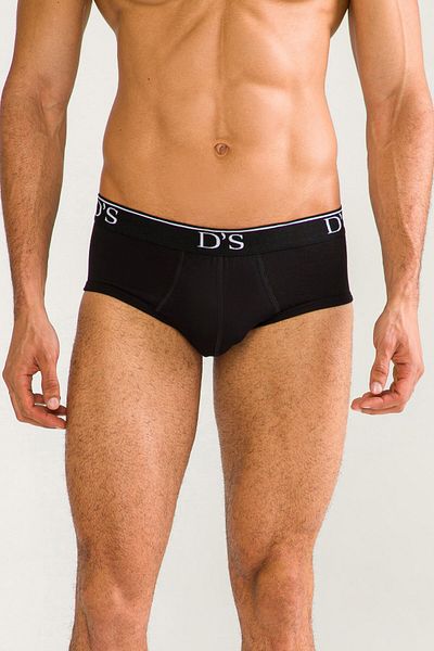 D'S Damat Slip confort pentru bărbați - negru