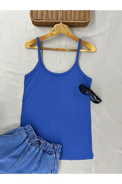 skycott Navy Blue Viscose Women's Body Undershirt - Strappy