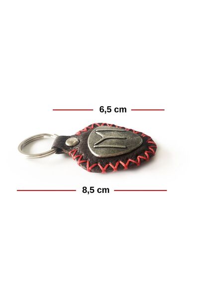 Shark Anatolia Good Keychain Brown Red
