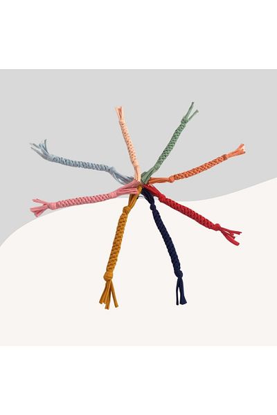 Miçikopet Bite Rope for Small Breed Dogs 17-18cm Red