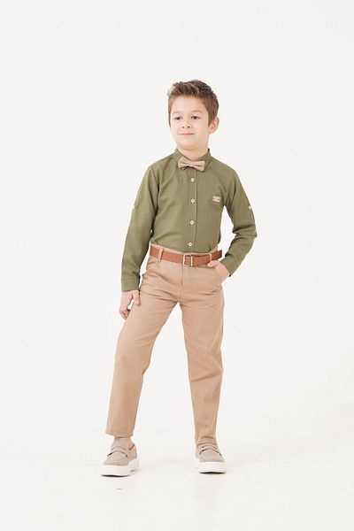 Esterella Boy's Suit / Bow Tie - Belt / Shirt Pants / Boy's Suit