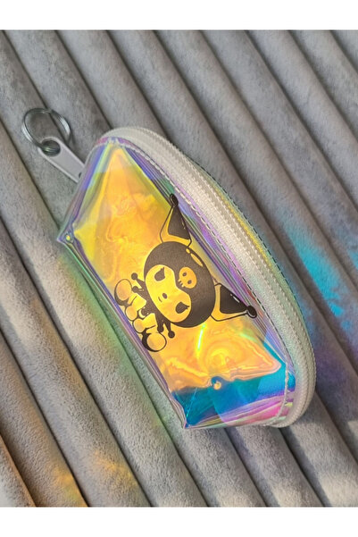 Brassito Stylish Design - Children's Wallet, Chrome Clear, Glossy Zipper and Keychain