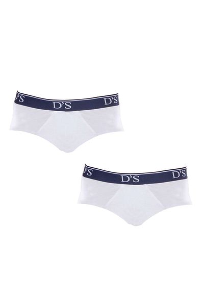 D'S Damat Trendy Sport 2-Piece Slip - White - Ds0112