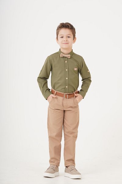 Esterella Boy's Suit / Bow Tie - Belt / Shirt Pants / Boy's Suit