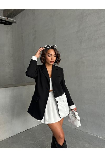 prova Striped Blazer Jacket - Piece Detail, Missce2511
