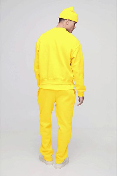 Superlife Pantaloni de trening pentru bărbați Superlife, cu 3 fire groase, cu imprimeu Brooklyn