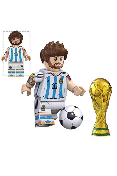 myminitoys World Cup Mini Figür Arjantin Messi Dünya Kupası L-033