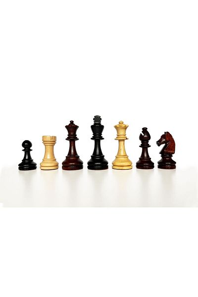 Kaplan El Sanatları Handmade Boxwood Wooden Chess Piece Special Horse Large 90mm