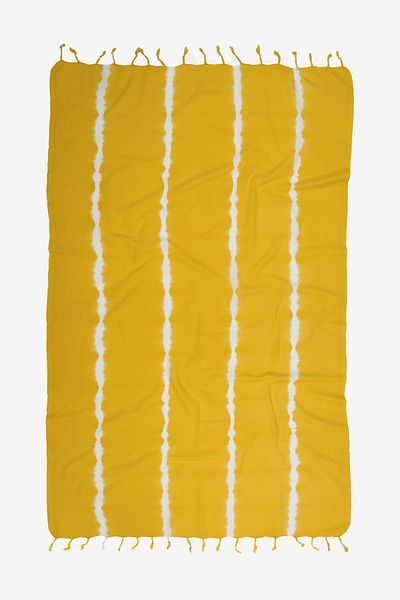 Barine Peshtamal din bumbac muștar Flash - 90x165
