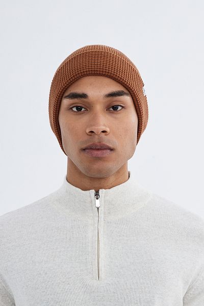 Nordbron Men's Winter Logo Basic Skye - Soft Knitwear, Stretchy Beret, Double Fold