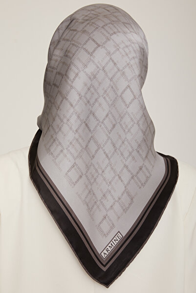 Armine ARMİNE İPEK EŞARP 8832D (TWİLL) (NOSTALJİ)-03