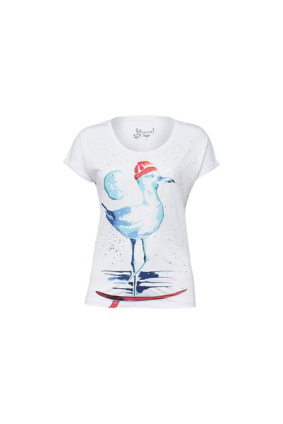 ANEMOSS Seagull Womens T-shirt S Size
