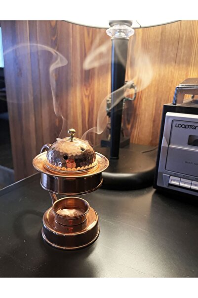 Shark Anatolia Bakır Buhurdanlık Ayaklı Tütsülük Aromaterapi