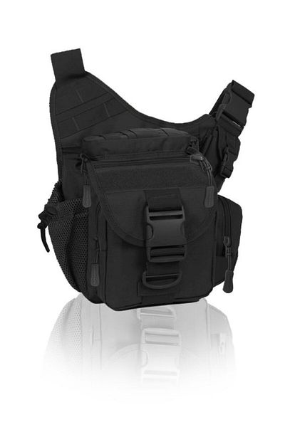 Protector Plus Black Single Shoulder Bag