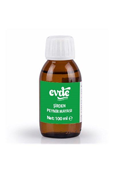 Evde ŞİRDEN PEYNİR MAYASI 100 ml - 1 Adet (HELAL BELGELİ)